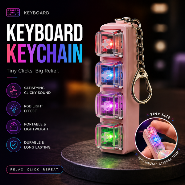Keyboard Keychain for Stress & Anxiety Relief (Original)
