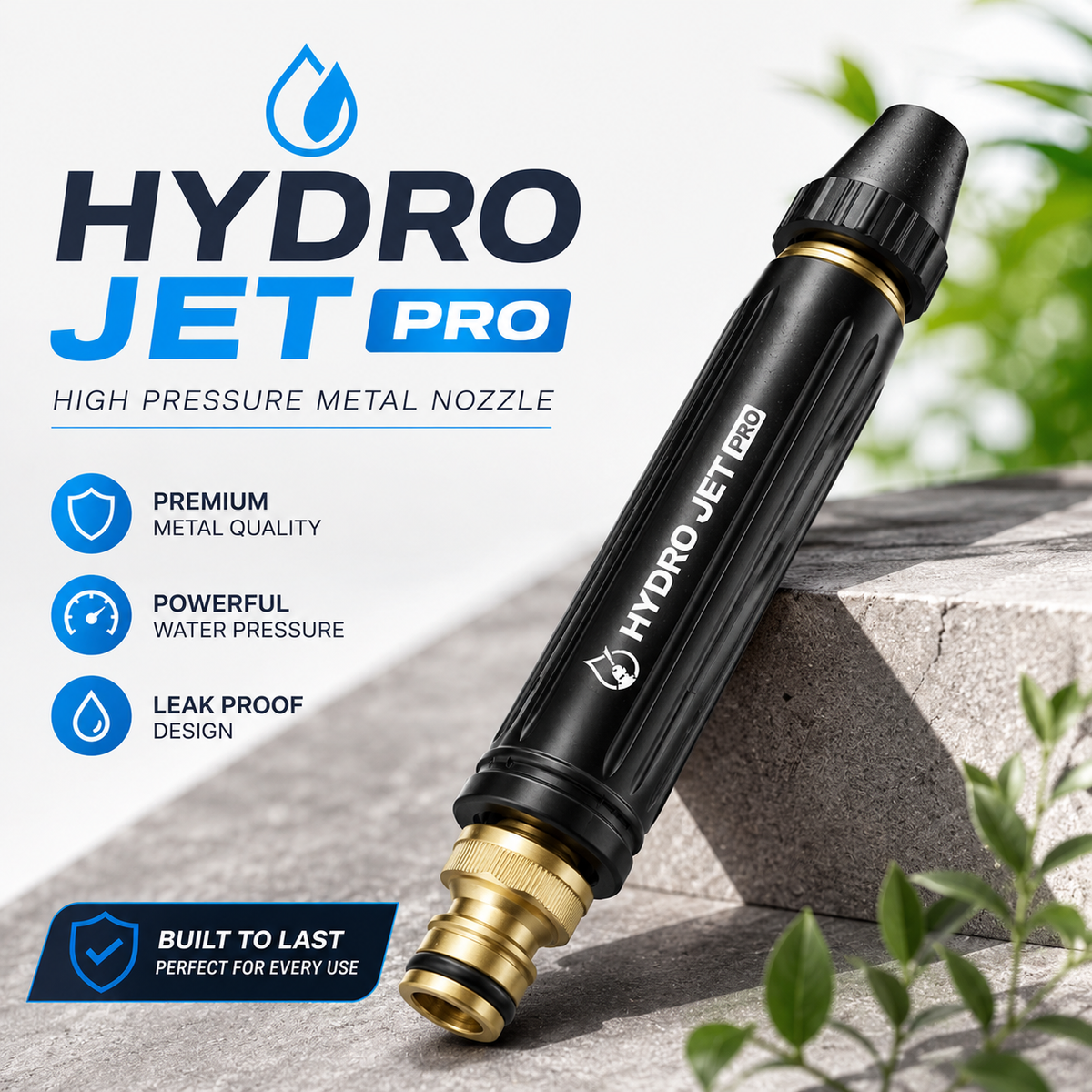 HYDRO  JET  PRO - HIGH  PRESSURE  WATER  SPRAY  NOZZLE