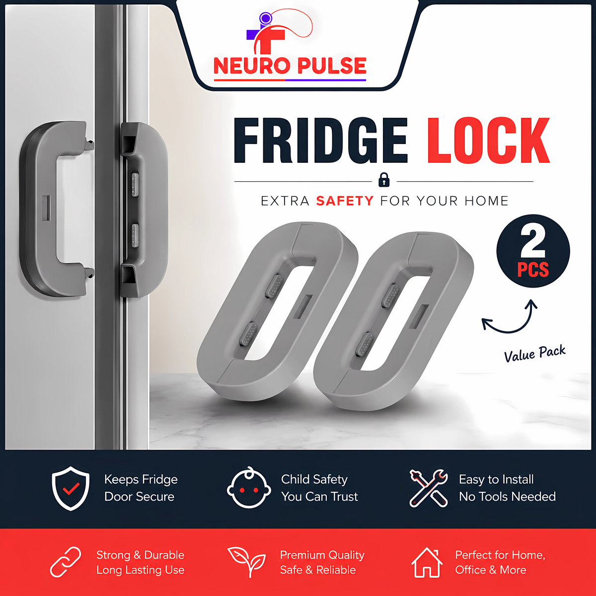 Fridge Door Lock – Smart Safety & Strong Protection for Your Fridge