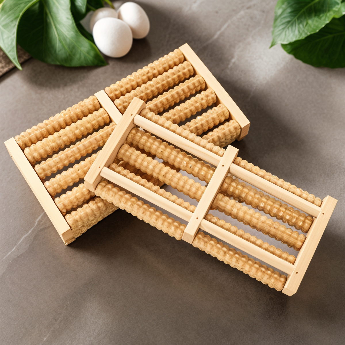 Wooden Foot Massager