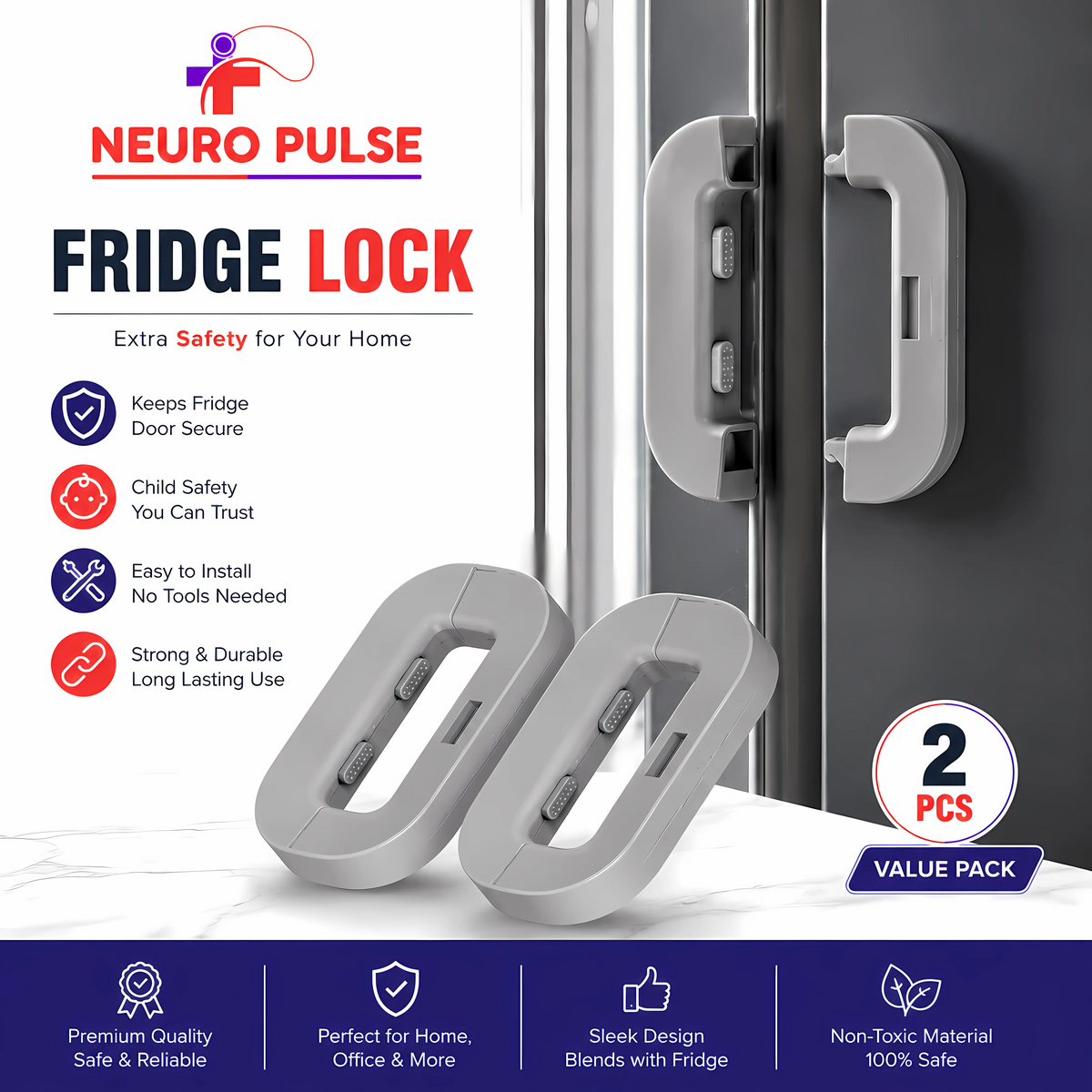 Fridge Door Lock – Smart Safety & Strong Protection for Your Fridge